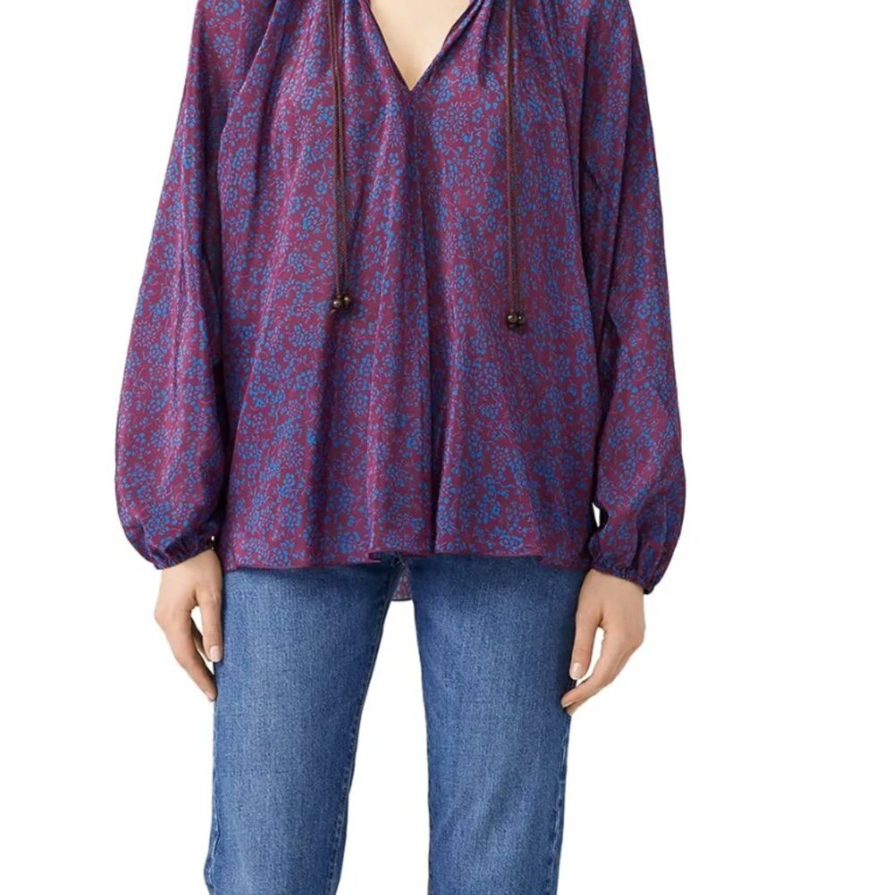 Elizabeth and James Chance‎ Top. Silk Tunic Size Large